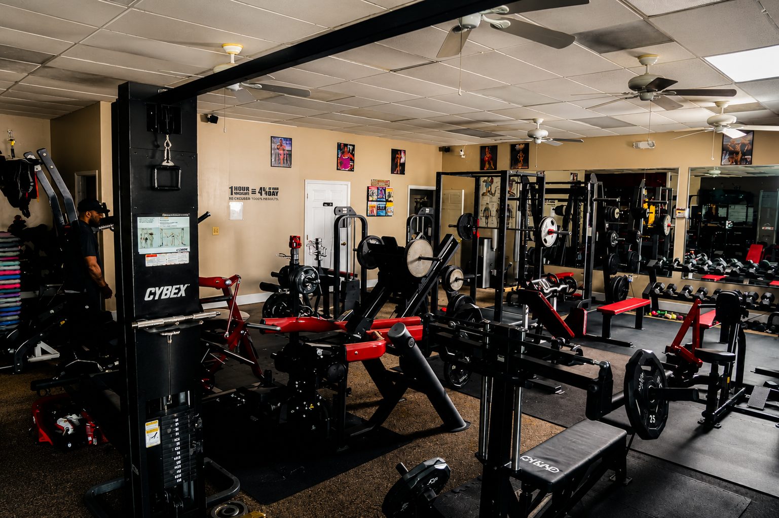 Open training floor — fitness photography